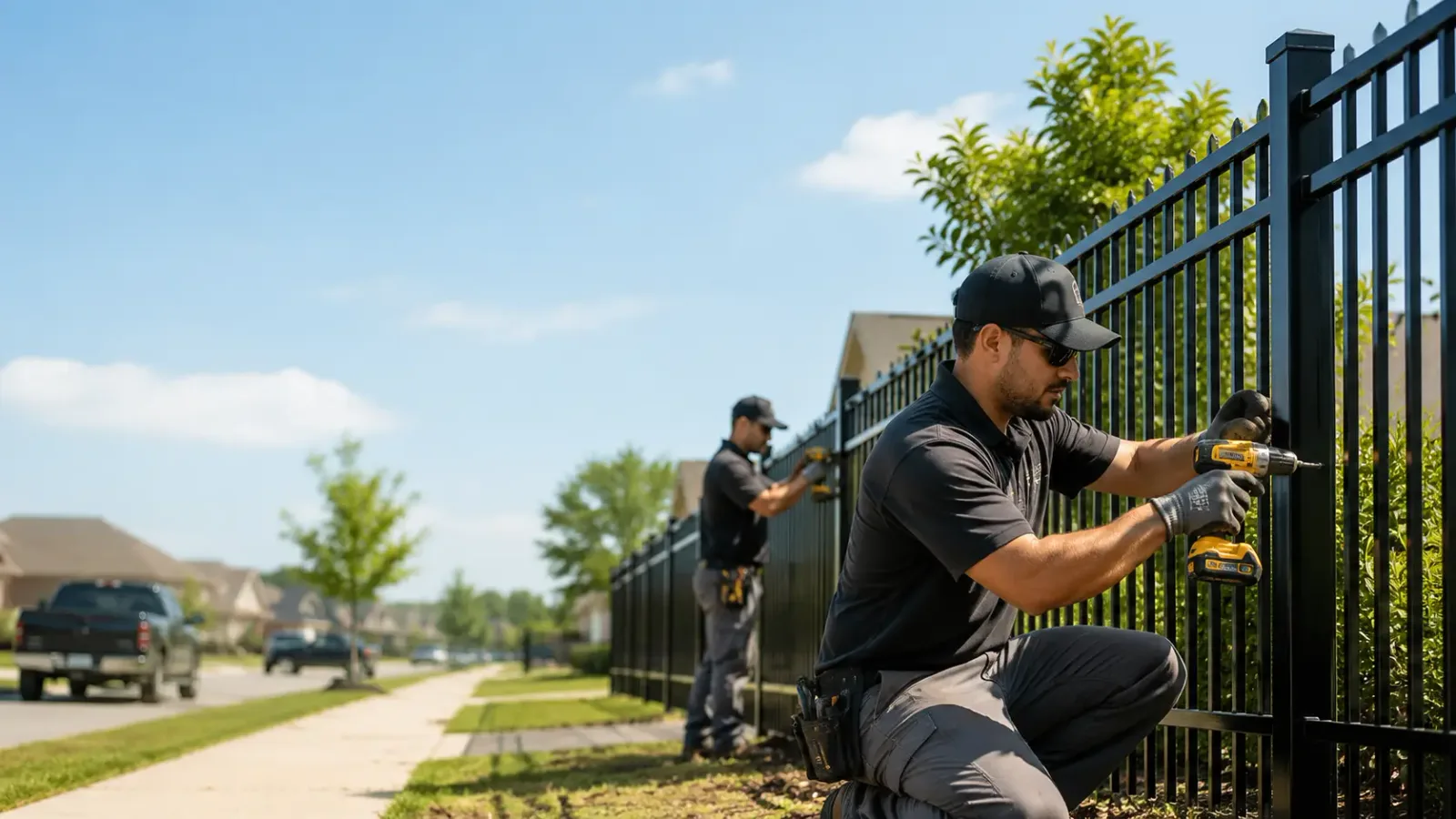 Metal Fence Installation in Tewksbury, MA